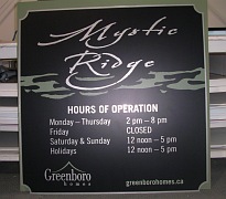 Calgary die cut showhome sign
